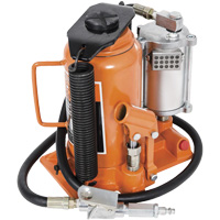 Super Heavy-Duty Bottle Jack, 20 Ton(s), Air Hydraulic, 20" Raised Height Pryde Industrial Inc.