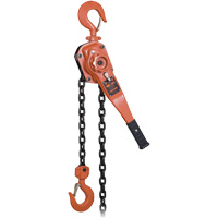 KLP-300L-5 KLP Series Heavy-Duty Lever Chain Hoist with Overload Protection, 5' Lift, 6000 lbs. (3 tons) Capacity Pryde Industrial Inc.
