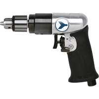 AD38VSRK Perceuse pneumatique &agrave; vitesse variable, 6 pi³/min, 1/4" NPT, 82 dBA, 3/8" mandrin, Avec cl&eacute; Pryde Industrial Inc.