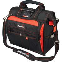 Lighted Technician's Tool Bag, Ballistic Polyester, Black/Red Pryde Industrial Inc.