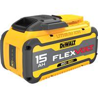 Flexvolt&reg; Max* Battery, Lithium-Ion, 20 V/60 V, 15 Ah Pryde Industrial Inc.