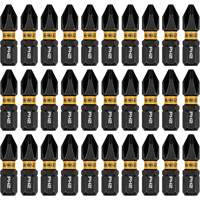 Jeu de forets &agrave; chocs FLEXTORQ 30 mcx, Phillips, #2, Prise 1/4" Pryde Industrial Inc.