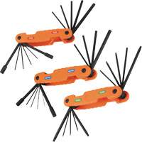 Pro Folding Hex Key Set, 31 Pcs., Metric & Imperial/Torx&reg; Pryde Industrial Inc.