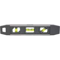 Torpedo Level, 9" L, Aluminum, 3 Vials, Magnetic Pryde Industrial Inc.