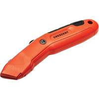 Auto-Retracting Safety Knife, 1", Steel, Aluminum Handle Pryde Industrial Inc.