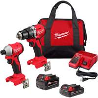 Ensemble combin&eacute; de deux outils compact sans balai, Lithium-ion, 18 V Pryde Industrial Inc.