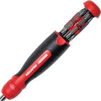 13-in-1 Automotive Ratcheting Multi-Bit Screwdriver, Cushion Grip Handle Pryde Industrial Inc.