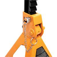 Ratcheting Jack Stand, Locking Pin, 6 tons Capacity, 15-3/4" - 24-1/2" H Pryde Industrial Inc.