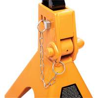 Ratcheting Jack Stand, Locking Pin, 3 tons Capacity, 11-3/4" - 17-1/2" H Pryde Industrial Inc.