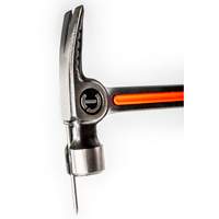 Milled-Face Framing Hammer, 28 oz., Solid Steel Handle, 16" L Pryde Industrial Inc.