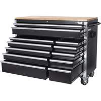 HDRC5212 Armoire mobile de s&eacute;rie HD, 12 tiroirs, 51-1/4" la x 21" p x 40-3/10" h, Noir Pryde Industrial Inc.