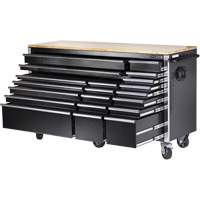 HDRC7220 Armoire mobile de s&eacute;rie HD, 20 tiroirs, 72" la x 24" p x 42-3/10" h, Noir Pryde Industrial Inc.