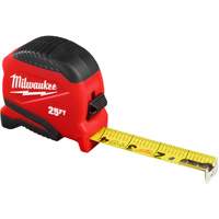 Compact Tape Measure, 1" x 25' Pryde Industrial Inc.