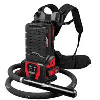 MX FUEL Backpack High Cycle Concrete Vibrator Kit with 7' Whip / 1.75" Head Pryde Industrial Inc.