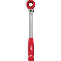 Lineman's High-Leverage Ratcheting Wrench with Milled Strike Face, 3/4"/1"/1-1/8" Drive, Ergonomic Handle Pryde Industrial Inc.