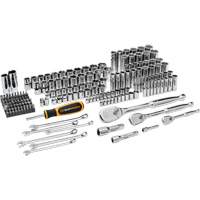 Jeu d'outils manuels pour m&eacute;canicien 90T SAE/MM avec prises 1/4", 3/8” & 1/2" Pryde Industrial Inc.