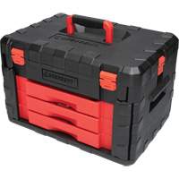 1/4", 3/8" & 1/2" Mechanics Hand Tool Set with 3-Drawer Storage Case Pryde Industrial Inc.