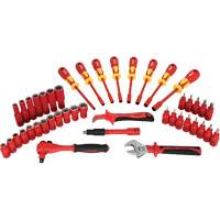 Jeu d'outils et douilles isol&eacute;s, 44 M Pryde Industrial Inc.