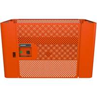 RAILWORKS Mesh Security Panel Single Door Lockable Storage Pryde Industrial Inc.