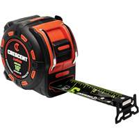 Shockforce NITE EYE Magnetic Tape Measure, 1-1/4" x 16', SAE Graduations Pryde Industrial Inc.