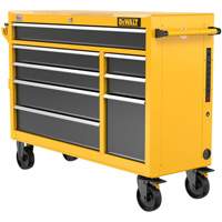Postes de travail industriel mobile, 8 tiroirs, 52" la x Jaune Pryde Industrial Inc.