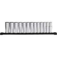 12-Point Deep Well Metric Socket Set, 13 Pcs, 1/2" Drive Size, Deep Pryde Industrial Inc.