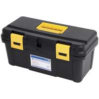 JPTB-16 Plastic Hand Tool Box, 16" W x 8" D x 7-1/2" H, Black Pryde Industrial Inc.