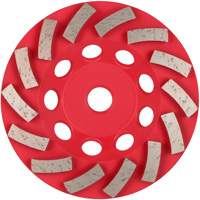 Meule boisseau diamant&eacute;e &agrave; 14 segments Turbo DIAMOND MAX Pryde Industrial Inc.