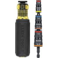 Jeu de douilles &agrave; chocs r&eacute;versibles 7 en 1 avec poign&eacute;e, Prise 1/2"/5/16"/1/4"/7/16"/9/16"/3/8', 7 mr Pryde Industrial Inc.