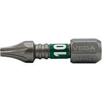 Impactech&reg; Insert Bit, Torx&reg; Tamper, T-10, 1/4" Drive Pryde Industrial Inc.
