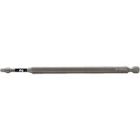 Embout pour outils &eacute;lectriques Impactech, Carr&eacute;e, Embout #2, Prise 1/4", Longueur 6" Pryde Industrial Inc.