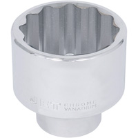 Douille chrom&eacute;e, 50 mm, Prise 1", 12 pans Pryde Industrial Inc.