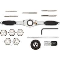 Jeu de tarauds et fili&egrave;res SAE &agrave; cliquet, 15 Morcea Pryde Industrial Inc.