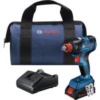 Two-In-One Bit/Socket Impact Driver/Wrench Kit, 1/2", 1800 in-lbs. Max. Torque, 18 V, Lithium-Ion Pryde Industrial Inc.