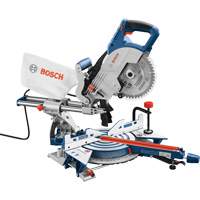 Single-Bevel Slide Miter Saw, 8-1/2", 12 A, 120 V Pryde Industrial Inc.