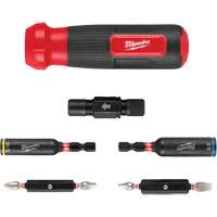 8-IN-1 Multi-Bit & Nut Driver with SHOCKWAVE Impact Duty Bits & Nut Drivers, 8-1/3" L, Cushion Grip Handle Pryde Industrial Inc.
