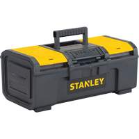 Toolbox, 16" W x Black/Yellow Pryde Industrial Inc.