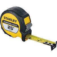 CONTROL-LOCK Tape Measure, 25 mm x 25', Imperial Graduations Pryde Industrial Inc.