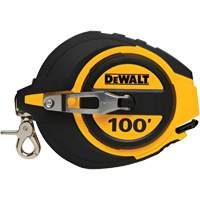 Closed Case Long Tape Measure, 100', Imperial Graduations Pryde Industrial Inc.