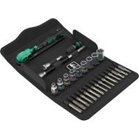 Jeu de cl&eacute; &agrave; cliquet SA 15 Zyklop Comfort avec levier dinversion, 28 Mcx, Prise de 1/4" Pryde Industrial Inc.
