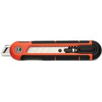18mm Snap Off Blade Retractable Knife, Steel, Plastic Handle Pryde Industrial Inc.