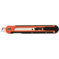 9mm Snap Off Blade Retractable Knife, Steel, Plastic Handle Pryde Industrial Inc.
