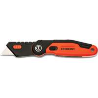 Folding Utility Knife, 1" Blade, Steel Blade, Aluminum Handle Pryde Industrial Inc.