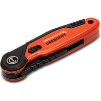 Folding Utility Knife, 1" Blade, Steel Blade, Aluminum Handle Pryde Industrial Inc.