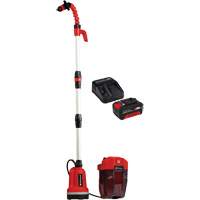 Pompe &agrave; eau propre pour baril de pluie sans fil avec batterie 4 Ah et ensemble de d&eacute;part de chargeur, 18 V, 792,5 gal./min Pryde Industrial Inc.