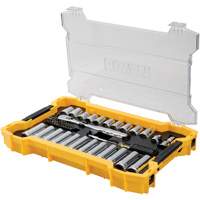 Jeu d'outils 3/8" & 1/2" pour m&eacute;canicien avec plateau & couvercle TOUGHSYSTEM 2.0 Pryde Industrial Inc.