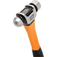 Ball Pein Hammer, 16 oz. Head Weight, Plain/Polished Face, Fibreglass Handle Pryde Industrial Inc.