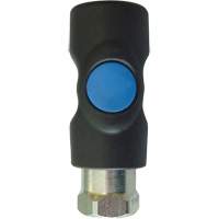 Raccord industriel rapide TOPQUIK S1, Composite en polyester/Acier inoxydable, 1/4", NPT femelle, 174 PSI Pryde Industrial Inc.