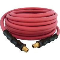 MAXPRO Rubber Hose, Air/Water, EPDM Rubber/Polyester, 3/8" dia. x 50', 300 psi, 1/4 NPT Pryde Industrial Inc.