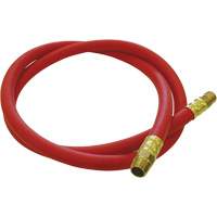 Hose Reel Connecting Hose, Air, EPDM Rubber, 1/2" dia. x 5', 300 psi, 1/2 NPT Pryde Industrial Inc.